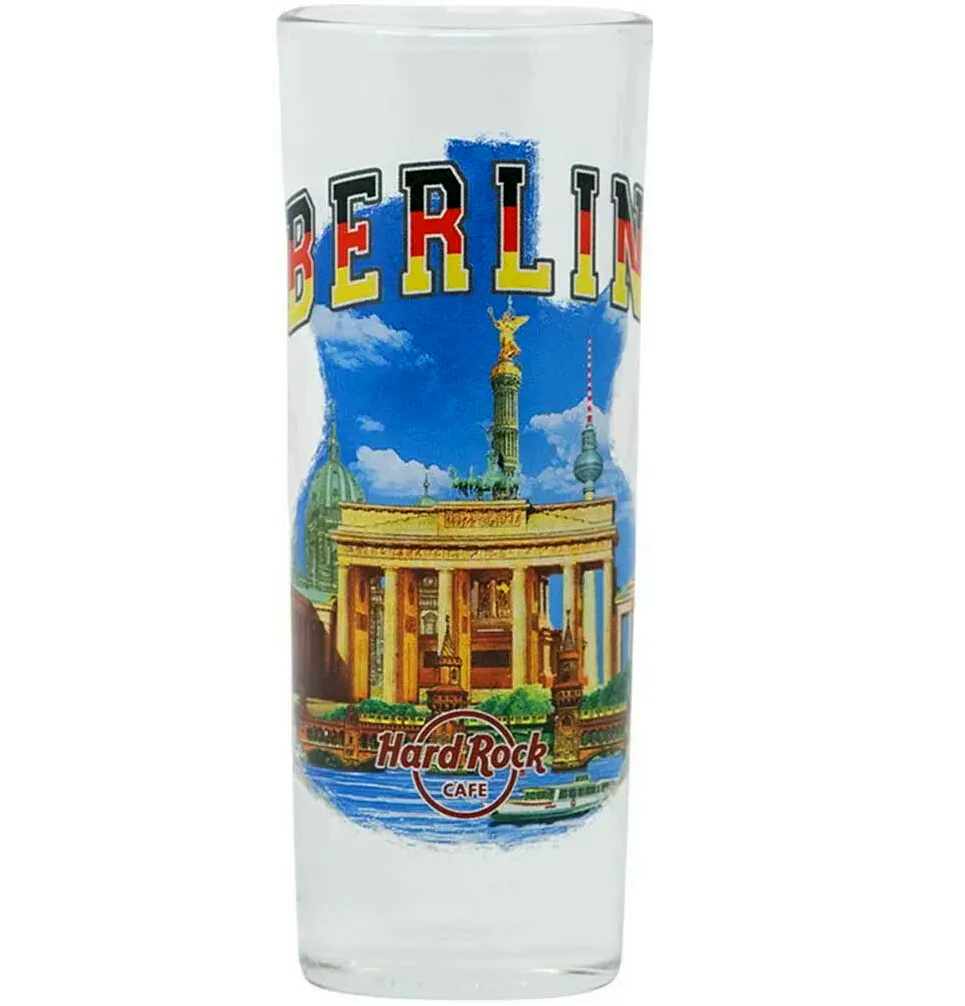 Hard Rock Cafe® Shot Glass 2.5 oz Vaso Chupito Berlin Alemania