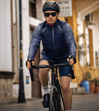 Cargar imagen en el visor de la galería, Santic® Casaca Cortaviento Ultra Ligera Deportiva Ciclismo  | Azul | XS-S-M-L-XL
