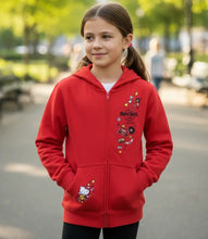 Cargar imagen en el visor de la galería, Hard Rock Cafe® Hello Kitty© Casaca Polera Niñas Hoodie / M (10-11 años)
