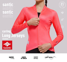 Cargar imagen en el visor de la galería, Santic® Mujer Jersey Ciclismo Maillot Anti UV | XXS-XS-S-M-L
