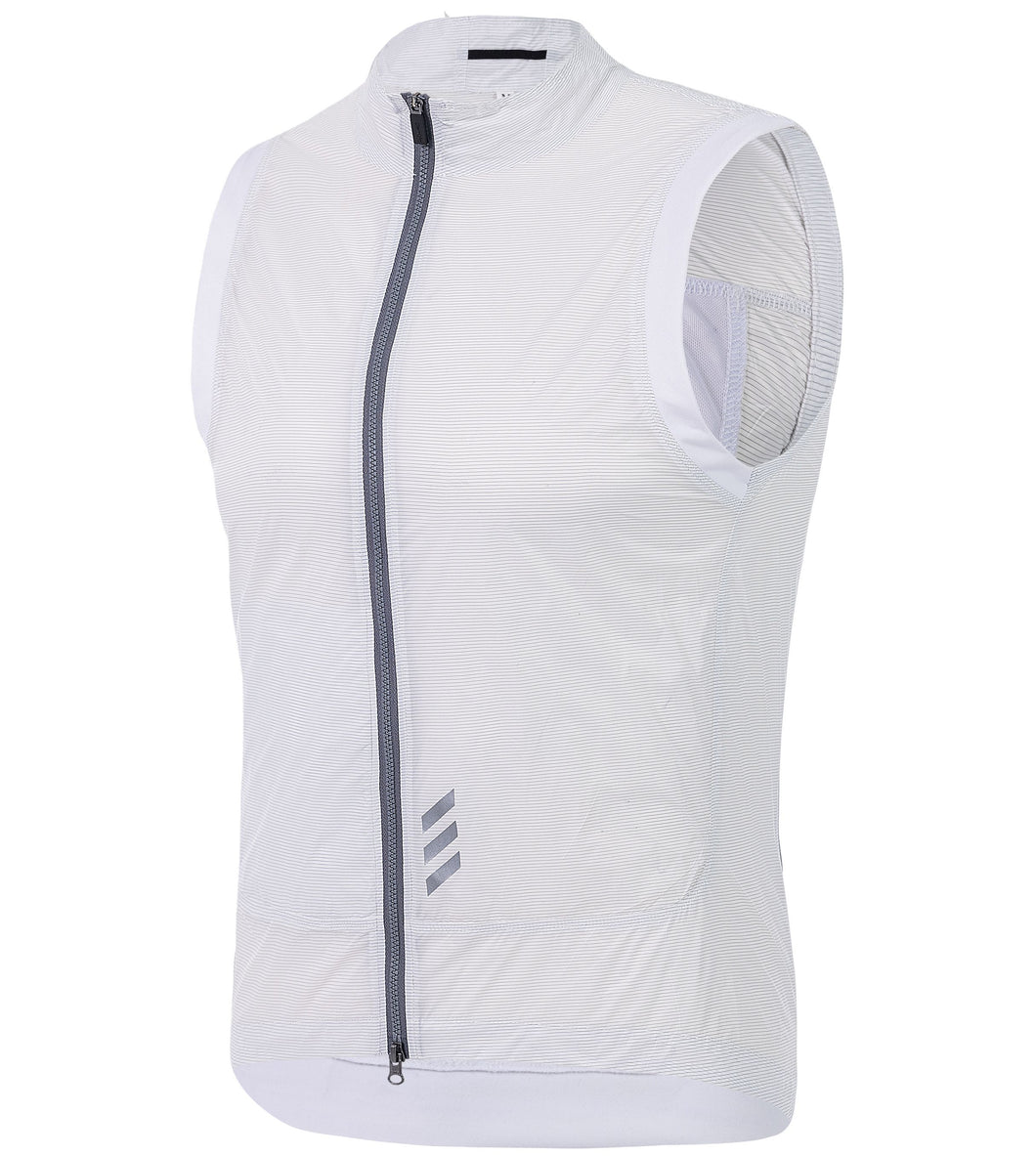 Santic® Chaleco Cortaviento Profesional Unisex Ciclismo Mod: Mario | XS-S-M-L