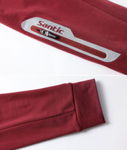 Cargar imagen en el visor de la galería, Santic® Jersey Térmico Manga Larga Ciclismo 10~20°C | Rojo | L-XL
