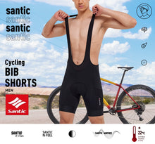 Cargar imagen en el visor de la galería, Santic® Bib Shorts Culotte K137 3-4h Ciclismo MTB | Verde-Negro | XS-S-M
