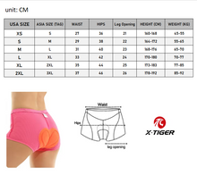 Cargar imagen en el visor de la galería, X-Tiger® Short Culotte Ropa Interior Mujer Ciclismo | XS-S-M-L-XL
