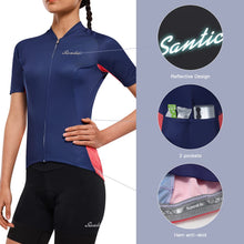 Cargar imagen en el visor de la galería, Santic® Mujer Jersey Anti UV Ciclismo Maillot | XS-S-M
