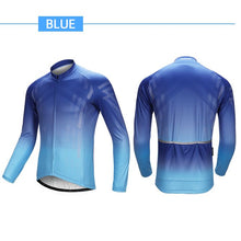 Cargar imagen en el visor de la galería, Darevie® Jersey Térmico 10~20°C Ciclismo MTB | Azul | M
