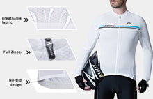 Cargar imagen en el visor de la galería, Santic® Jersey Maillot Manga Larga Ciclismo Protección UV | Blanco | M
