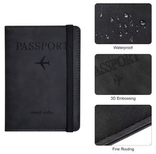 Cargar imagen en el visor de la galería, Porta Pasaporte y Porta Documentos para Viaje Protección RFID
