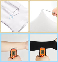 Cargar imagen en el visor de la galería, X-Tiger® Par de Mangas Estándar Deportivas Ciclismo Anti-UV c/ agujero para dedo pulgar
