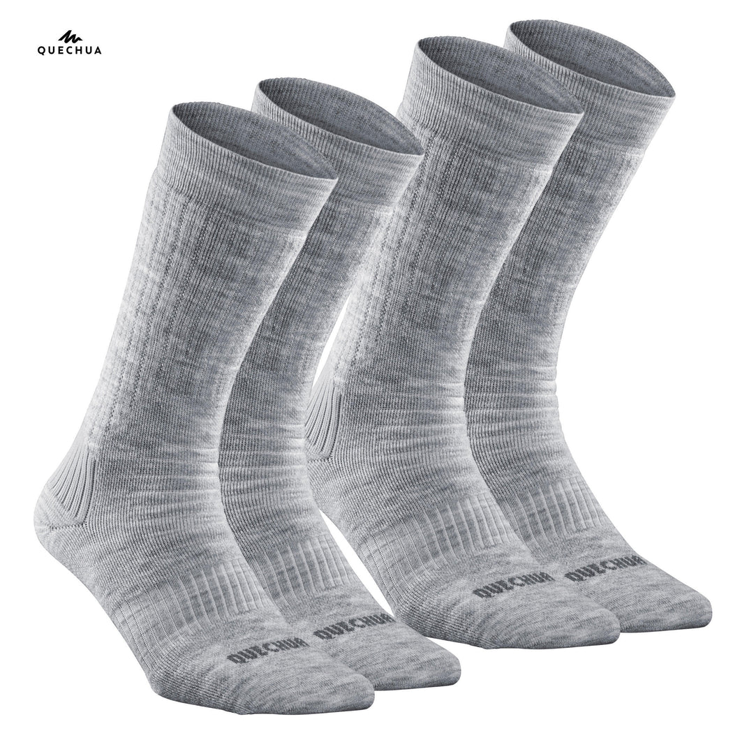 Quechua® 2 Pares de Calcetines Térmicos SH100 Medias Nieve | 35-38 / 39-42 / 43-46
