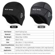 Cargar imagen en el visor de la galería, West Biking® Gorro Térmico Deportivo (0°C) Beanie Chullo Polar
