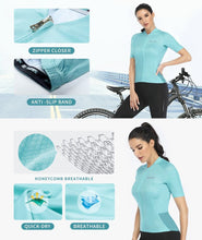 Cargar imagen en el visor de la galería, Santic® Mujer Jersey Anti UV Ciclismo Maillot | XS-S-M
