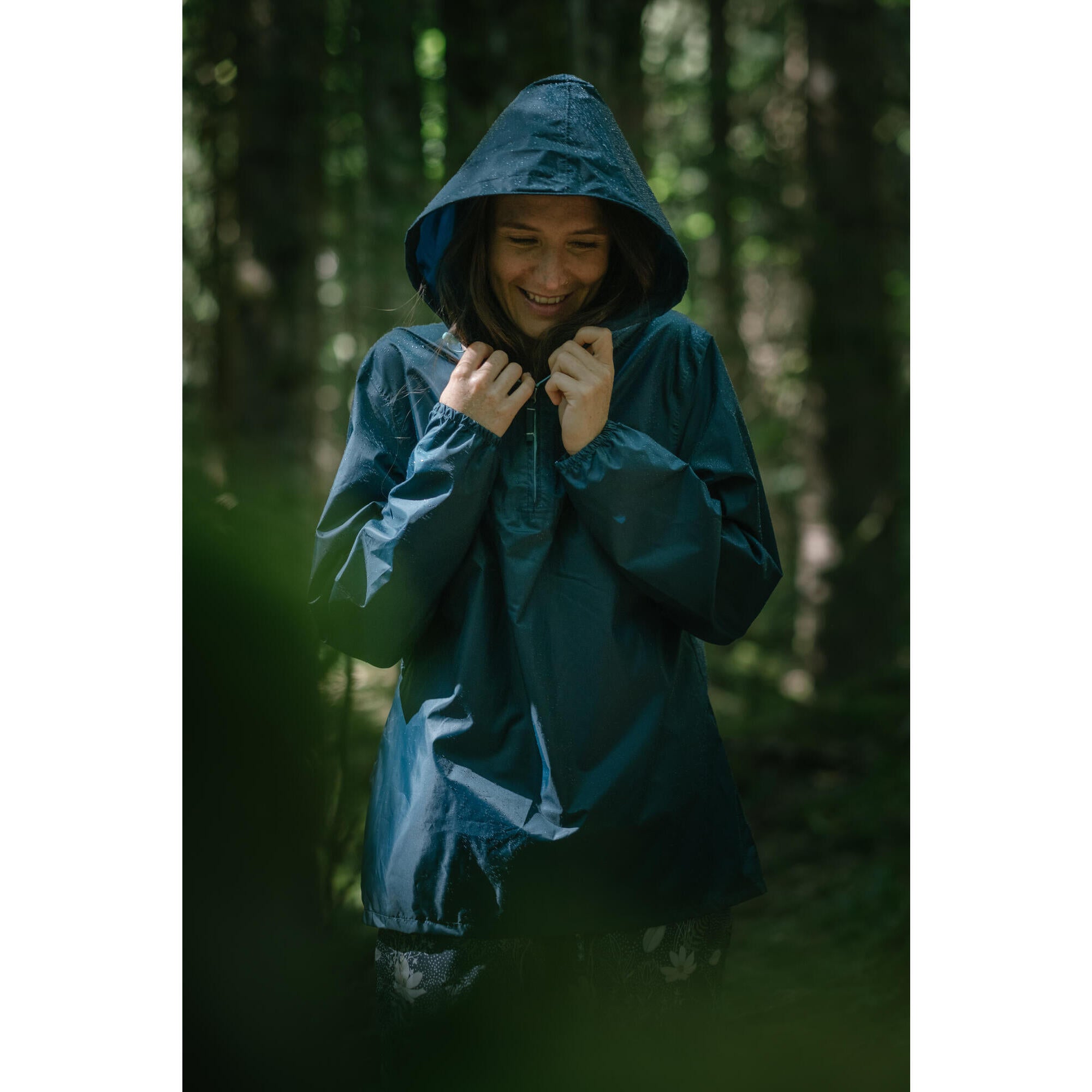 Quechua Chubasquero Largo Mujer Mujer Quechua Raincut Chubasquero