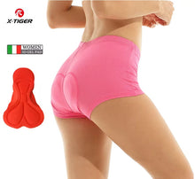 Cargar imagen en el visor de la galería, X-Tiger® Short Culotte Ropa Interior Mujer Ciclismo | XS-S-M-L-XL
