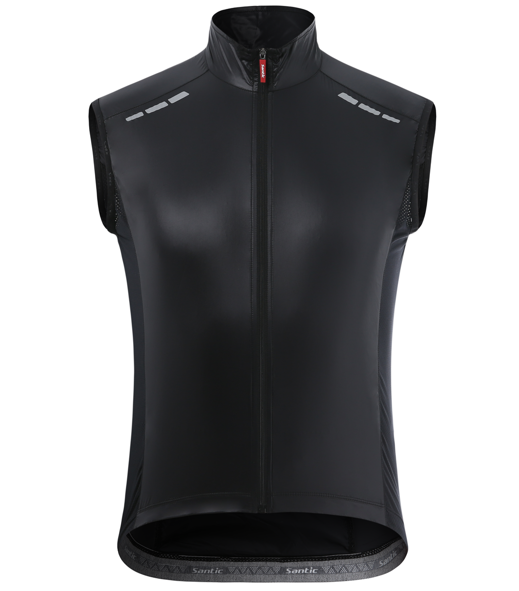 Santic® Chaleco Cortaviento Ultra Ligero Ciclismo | S-M