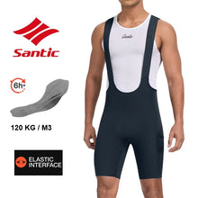 Cargar imagen en el visor de la galería, SANTIC® BIB SHORT CULOTTE LUZHENG ELASTIC INTERFACE +6 HORAS | XL
