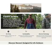 Cargar imagen en el visor de la galería, Marmot® Chompa Sudadera con Forro Polar DROP LINE 1/2 ZIP | S
