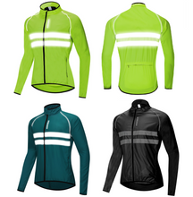 Cargar imagen en el visor de la galería, Wosawe® Casaca Cortavientos Reflectante Ciclismo | M-L-XL
