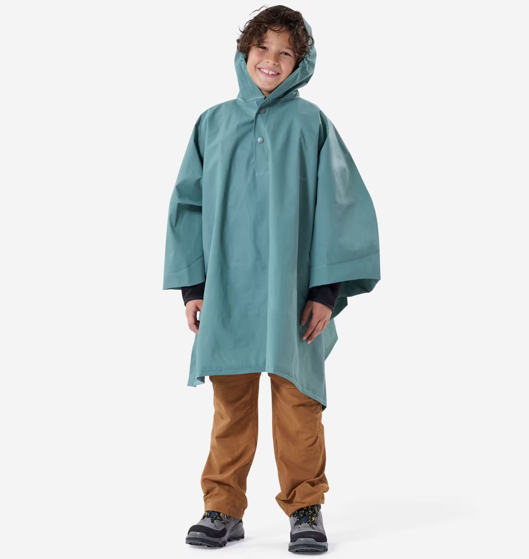 Quechua® PONCHO TREK 50 Impermeable Importado Lluvia Montaña Trekking | 7-12 años