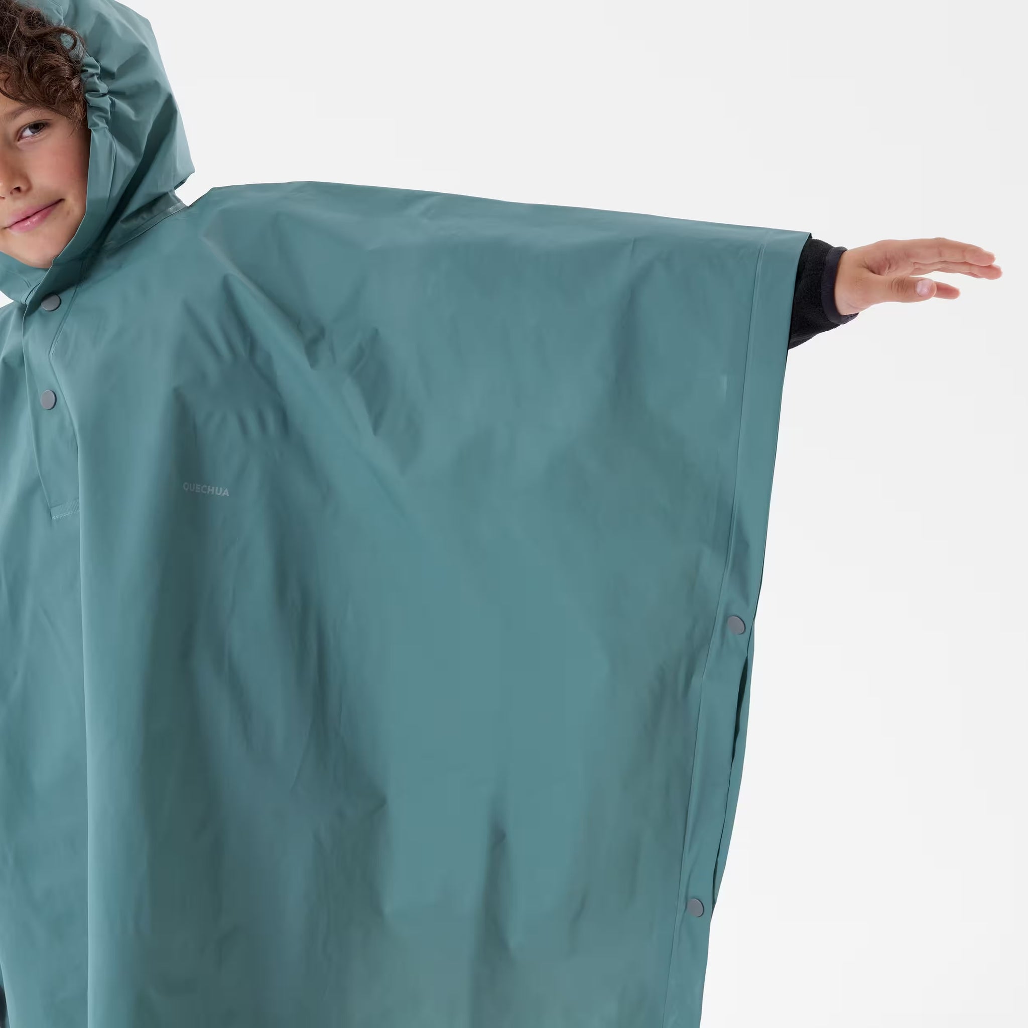 Cargar imagen en el visor de la galería, Quechua® PONCHO TREK 50 Impermeable Importado Lluvia Montaña Trekking | 7-12 años