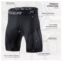 Cargar imagen en el visor de la galería, X-Tiger® Ropa Interior Larga Short Culotte 5D Gel | S-M-L-XL-2XL

