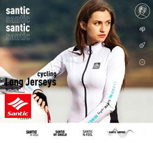 Cargar imagen en el visor de la galería, Santic® Mujer Jersey Manga Larga Ciclismo Maillot | XS-S-M-L
