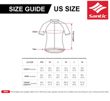 Cargar imagen en el visor de la galería, SANTIC® JERSEY MAILLOT PREMIUM SUMMER SANDER +28°C UPF 50+ | S-M-L-XL
