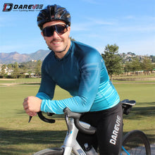 Cargar imagen en el visor de la galería, Darevie® Jersey Térmico 10~20°C Ciclismo MTB | Azul | M
