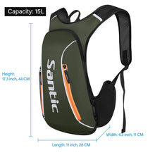 Cargar imagen en el visor de la galería, Santic® Mochila Deportiva Reflectante Ciclismo Running Senderismo 15L
