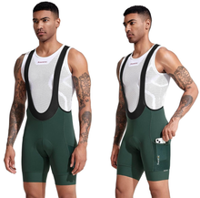 Cargar imagen en el visor de la galería, Santic® Bib Shorts Culotte K137 3-4h Ciclismo MTB | Verde-Negro | XS-S-M
