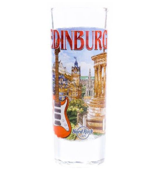 Hard Rock Cafe® Shot Glass 2.5 oz Vaso Chupito para Coleccionistas Edimburgo Escocia