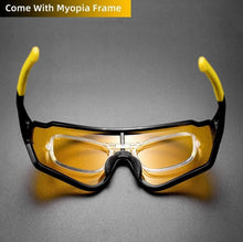 Cargar imagen en el visor de la galería, Rockbros® Lentes Deportivos Polarizados Amarillos para días nublados 10164 Ciclismo Protección UV400
