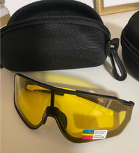 Cargar imagen en el visor de la galería, Rockbros® Lentes Deportivos Polarizados Amarillos para días nublados 10164 Ciclismo Protección UV400
