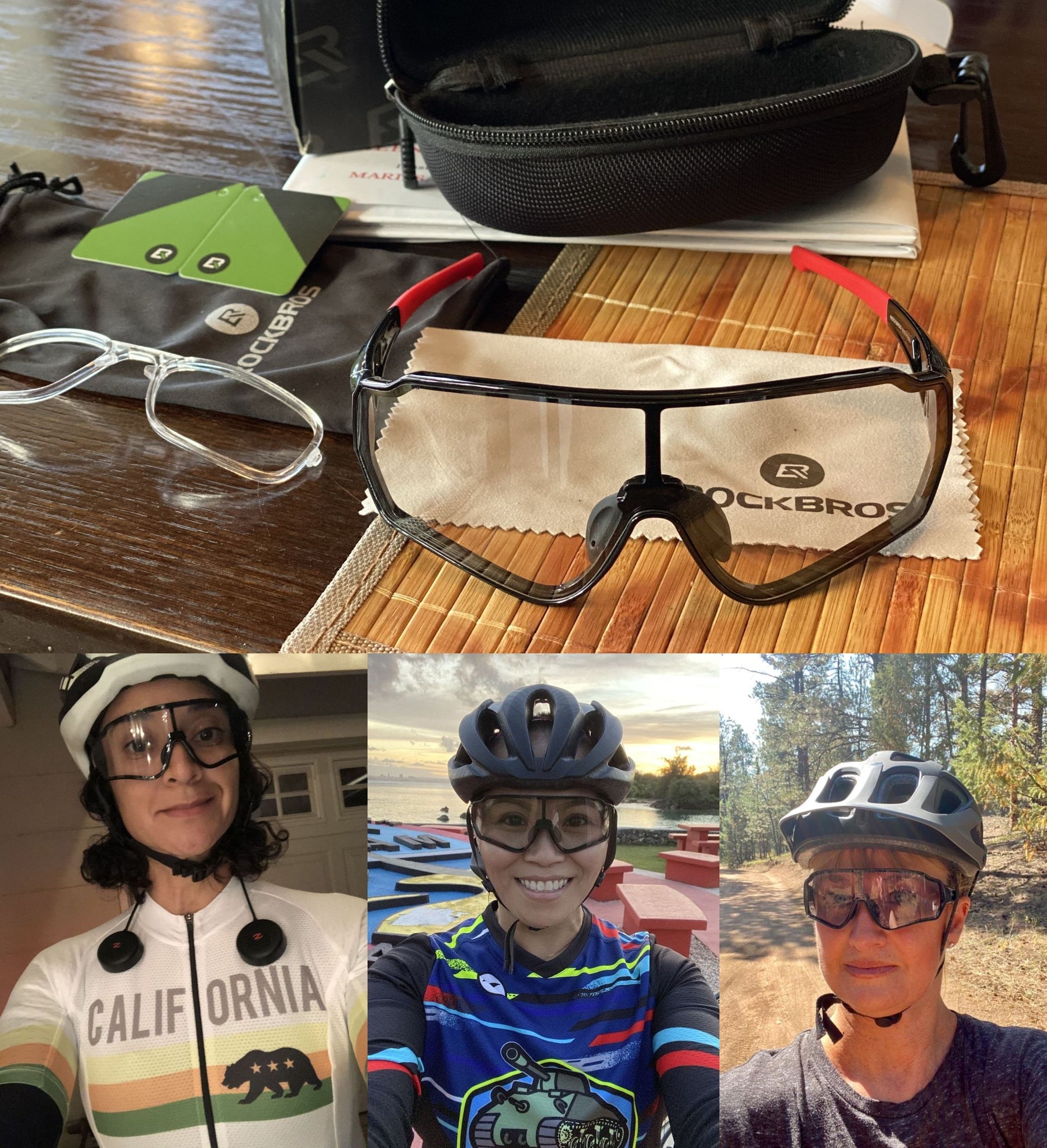 Por qué debemos usar lentes cuando andamos en bicicleta