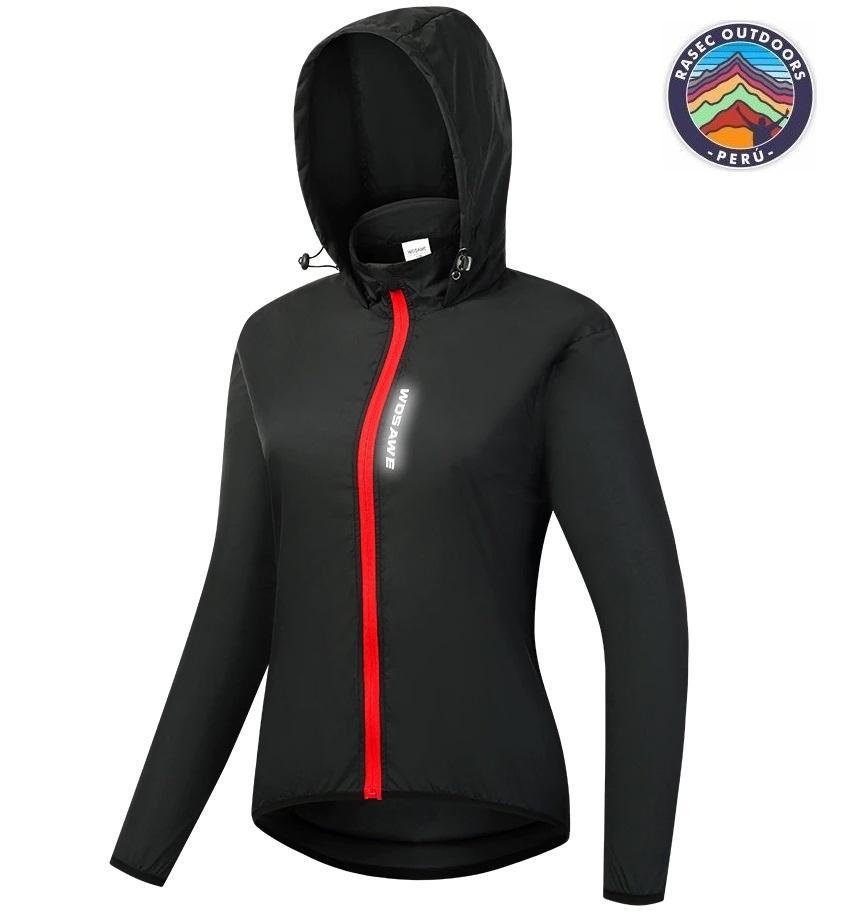 Wosawe® Casaca Cortaviento Mujer Ciclismo | S-M-L-XL