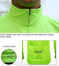 Cargar imagen en el visor de la galería, Darevie® Casaca Térmica Chaqueta Pro Fit de Ciclismo 5-15°C | VERDE | XS-S-M-XL
