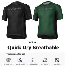 Cargar imagen en el visor de la galería, SUPER PRECIO! 🔥 Rockbros® Camiseta Jersey PRO FIT Elastano Ciclismo Maillot | Tallas: USA S-M-L
