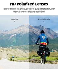 Cargar imagen en el visor de la galería, Rockbros® Lentes Deportivos Polarizados 10138 Ciclismo Protección UV400
