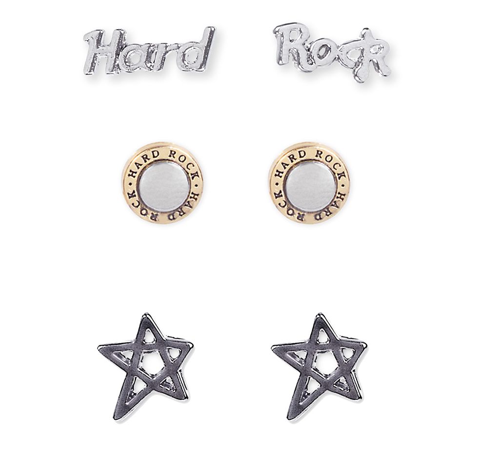Hard Rock Cafe® 3 pack Set de Aretes Rockeros – RASEC OUTDOORS PERU