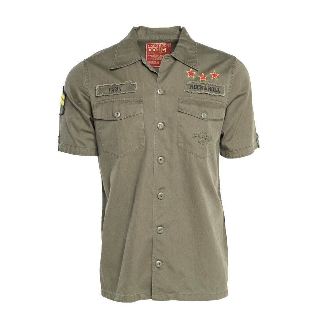 Hard Rock Cafe® Original Camisa Táctica Scout Rock & Roll | S-M-L