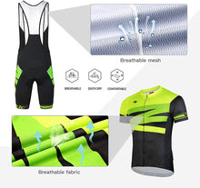 Cargar imagen en el visor de la galería, Santic® CONJUNTO Set de Ciclismo MTB Jersey + Bib Shorts 4D | XS-L
