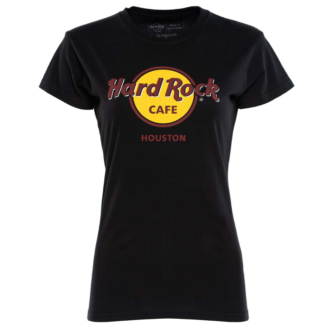 Hard Rock Cafe® Polo Mujer Modelo Clásico Negro | S-M-L