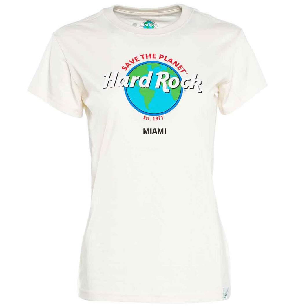 Hard Rock Cafe® Polo Mujer Save The Planet Fibra Ecológica | XS-S-M-L