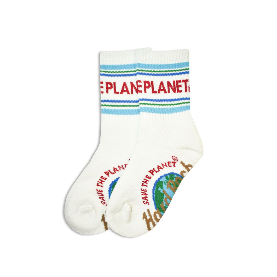 Hard Rock Cafe® Medias Niños Save The Planet Fibra Reciclada Unisex | Talla: 4-7 USA
