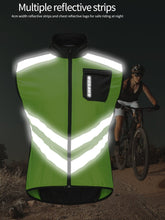 Cargar imagen en el visor de la galería, Wosawe® Chaleco Cortaviento Reflectante Ciclismo | M-L-XL
