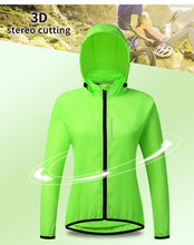 Cargar imagen en el visor de la galería, Wosawe® Casaca Cortaviento Mujer Ciclismo | S-M-L-XL
