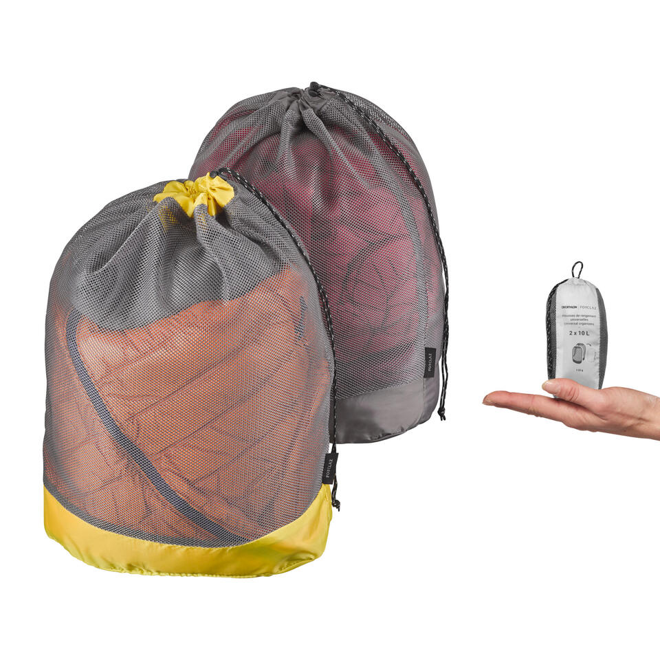 Forclaz® Pack de 2 Organizadores Universales Respirables para Mochila