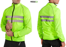 Cargar imagen en el visor de la galería, Wosawe® Casaca Cortaviento Reflectante Ciclismo | M-L-XL
