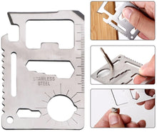 Cargar imagen en el visor de la galería, Herramienta Múltiple de Bolsillo 7cm x 4.5cm para Camping Senderismo Viajes
