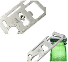 Cargar imagen en el visor de la galería, Herramienta Múltiple de Bolsillo 7cm x 4.5cm para Camping Senderismo Viajes
